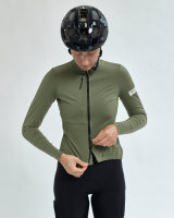 Albion Cycling men's traverse long sleeve jersey (mineral green)
