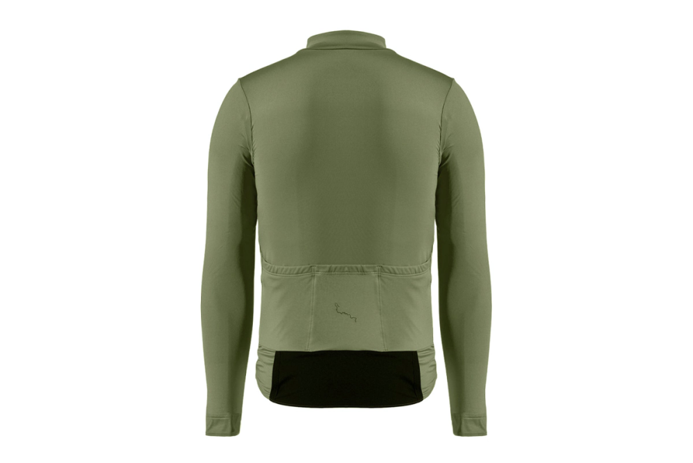 Albion Cycling men's traverse long sleeve jersey (mineral green)