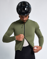 Albion Cycling men's traverse long sleeve jersey (mineral green)