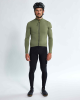 Albion Cycling men's traverse long sleeve jersey (mineral green)