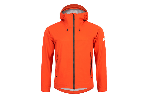 Albion Cycling unisex zoa rain shell (orange)