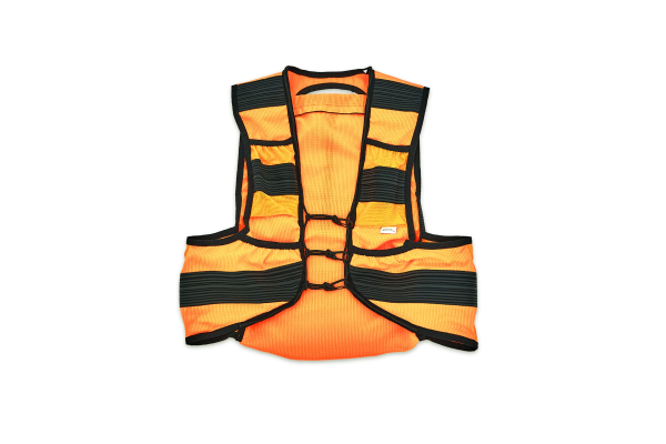 Albion Cycling Visibility Cargo Vest (Hi-Vis Orange/Reflective)