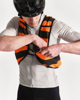 Albion Cycling Visibility Cargo Vest (Hi-Vis Orange/Reflective)