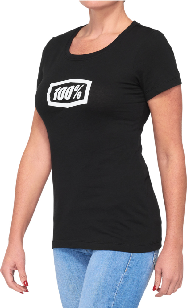 100percent Damen Tee Icon schwarz M