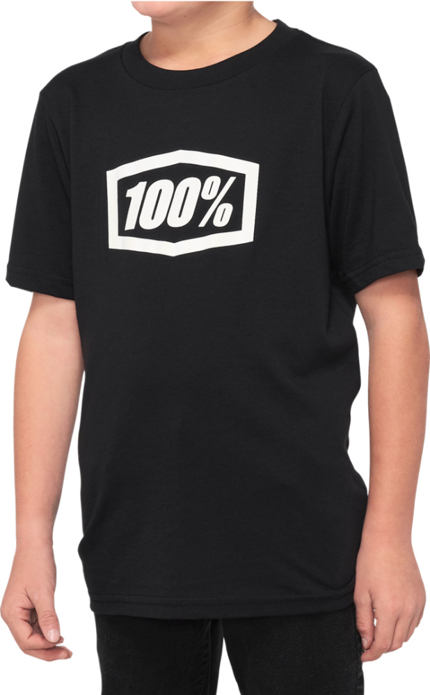 100percent Shirt Icon Youth schwarz XL
