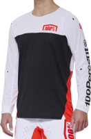 100percent R-CORE-X Long Sleeve Jersey white/red XL