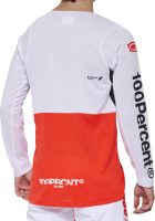 100percent R-CORE-X Long Sleeve Jersey white/red XL