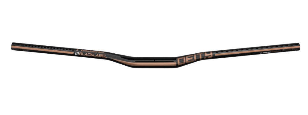 Deity Blacklabel 800 Lenker, 800 mm, 15 mm Rise, 31.8 mm Lenkerklemmung. Black / Bronze.