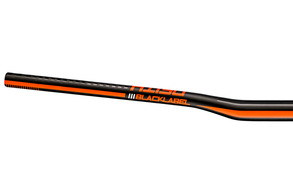 Deity Blacklabel 800 Lenker, 800 mm, 15 mm Rise, 31.8 mm Lenkerklemmung. Black / Orange.