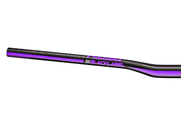 Deity Blacklabel 800 Lenker, 800 mm, 15 mm Rise, 31.8 mm Lenkerklemmung. Black / Purple.