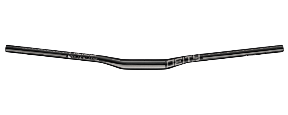 Deity Blacklabel 800 Lenker, 800 mm, 15 mm Rise, 31.8 mm Lenkerklemmung. Black / Stealth.