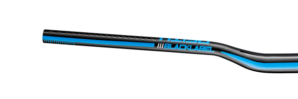 Deity Blacklabel 800 Lenker, 800 mm, 25 mm Rise, 31.8 mm Lenkerklemmung. Black / Blue.