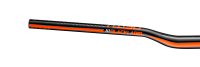 Deity Blacklabel 800 Lenker, 800 mm, 25 mm Rise, 31.8 mm Lenkerklemmung. Black / Orange.