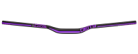 Deity Blacklabel 800 Lenker, 800 mm, 25 mm Rise, 31.8 mm Lenkerklemmung. Black / Purple.