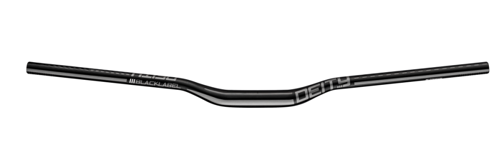 Deity Blacklabel 800 Lenker, 800 mm, 25 mm Rise, 31.8 mm Lenkerklemmung. Black / Stealth.