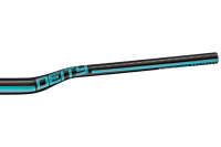 Deity Blacklabel 800 Lenker, 800 mm, 25 mm Rise, 31.8 mm Lenkerklemmung. Black / Turquoise.