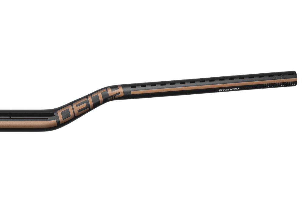 Deity Blacklabel 800 Lenker, 800 mm, 38 mm Rise, 31.8 mm Lenkerklemmung. Black / Bronze.