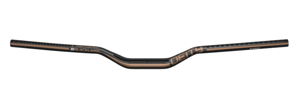 Deity Blacklabel 800 Lenker, 800 mm, 38 mm Rise, 31.8 mm Lenkerklemmung. Black / Bronze.