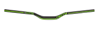 Deity Blacklabel 800 Lenker, 800 mm, 38 mm Rise, 31.8 mm Lenkerklemmung. Black/Green.