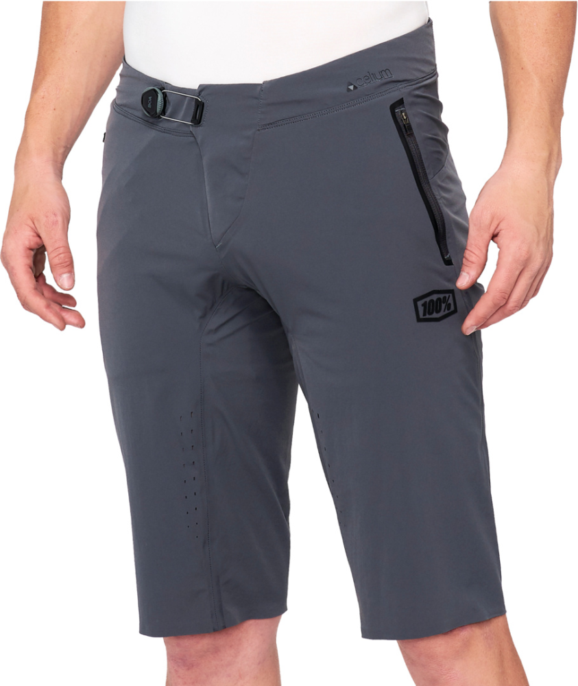 100percent Shorts Celium charcoal 30
