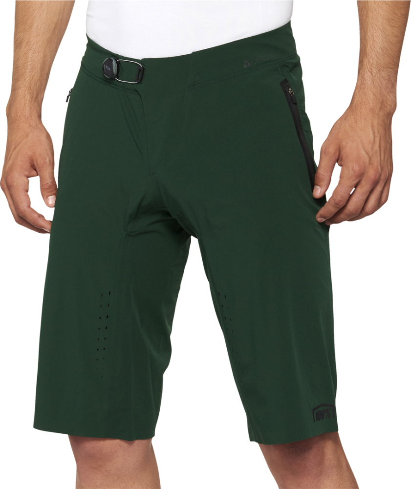 100percent Shorts Celium forest green 34