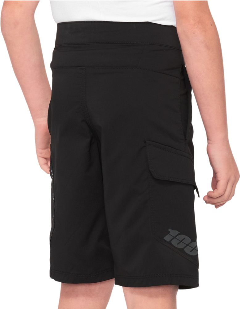 100percent Kinder Shorts Ridecamp schwarz 22