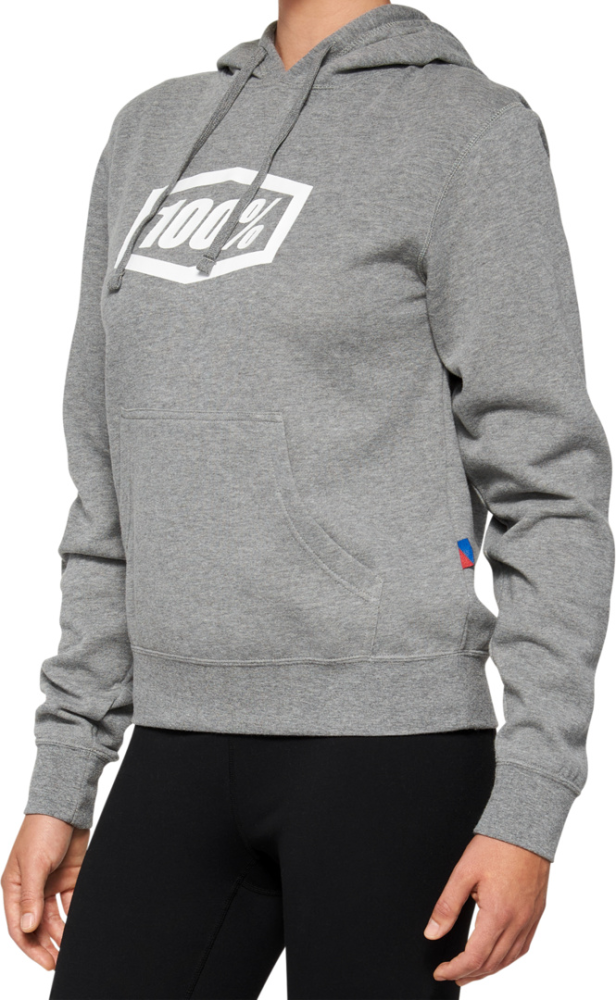 100percent Icon Women's Hoodie heather grey M