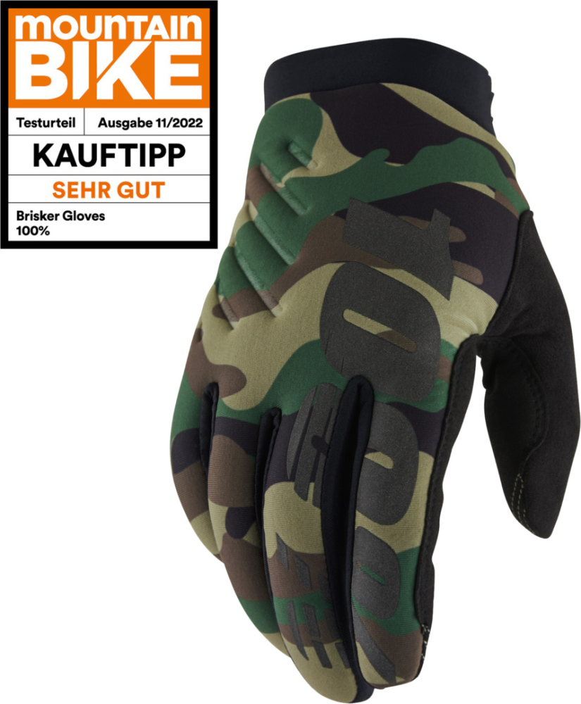 100percent Handschuhe Brisker camouflage L