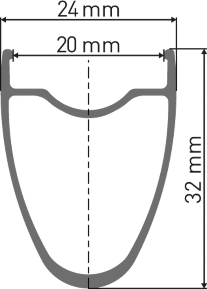 DT Swiss RR 521 Felge DB 700c 20 32L