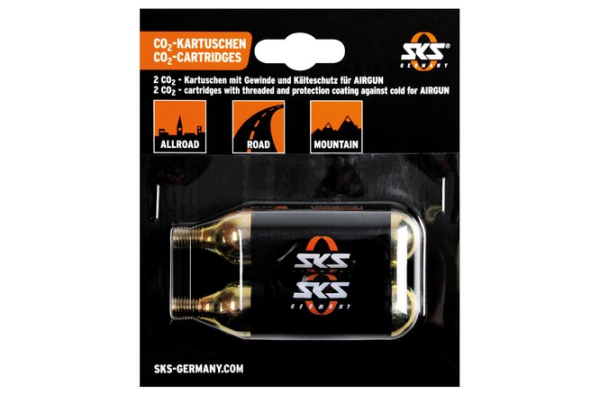 SKS CO2-Patrone 24 g mit Gewinde offen
