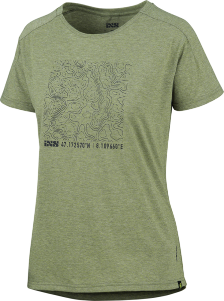 IXS Kids Flow Contour Tech Tee olive K