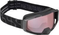IXS Goggle Trigger schwarz/ mirror rose one-size