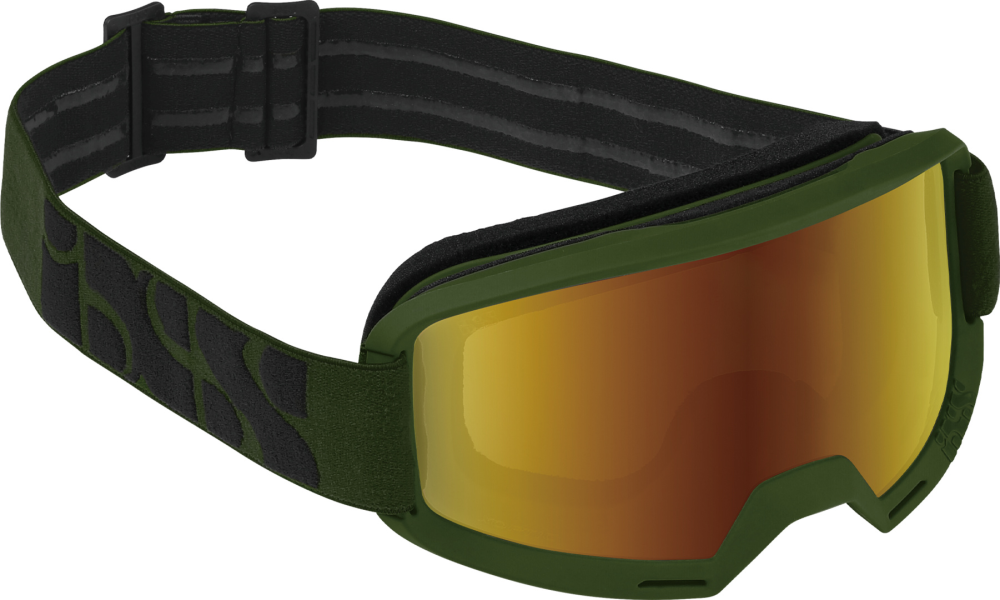 IXS Goggle Hack olive/ mirror gold one-size