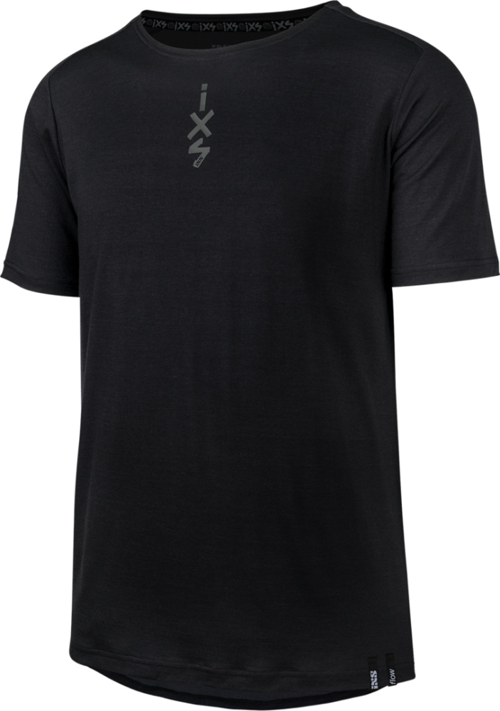 IXS Flow Merino Jersey schwarz XXL