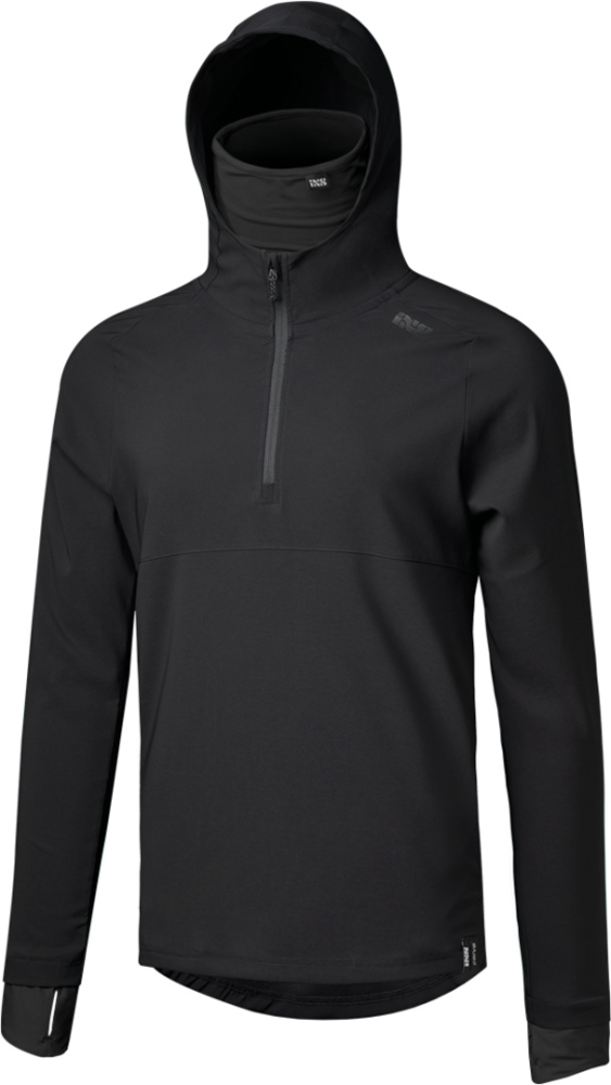IXS Carve 1.0 Hooded Jersey schwarz L
