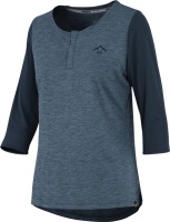 IXS Women's Carve X 3/4 Henley storm-marine 34