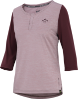 IXS Women's Carve X 3/4 Henley taupe-raisin 38