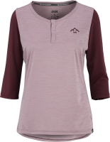 IXS Women's Carve X 3/4 Henley taupe-raisin 38