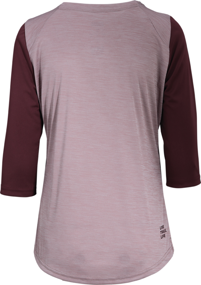 IXS Women's Carve X 3/4 Henley taupe-raisin 38