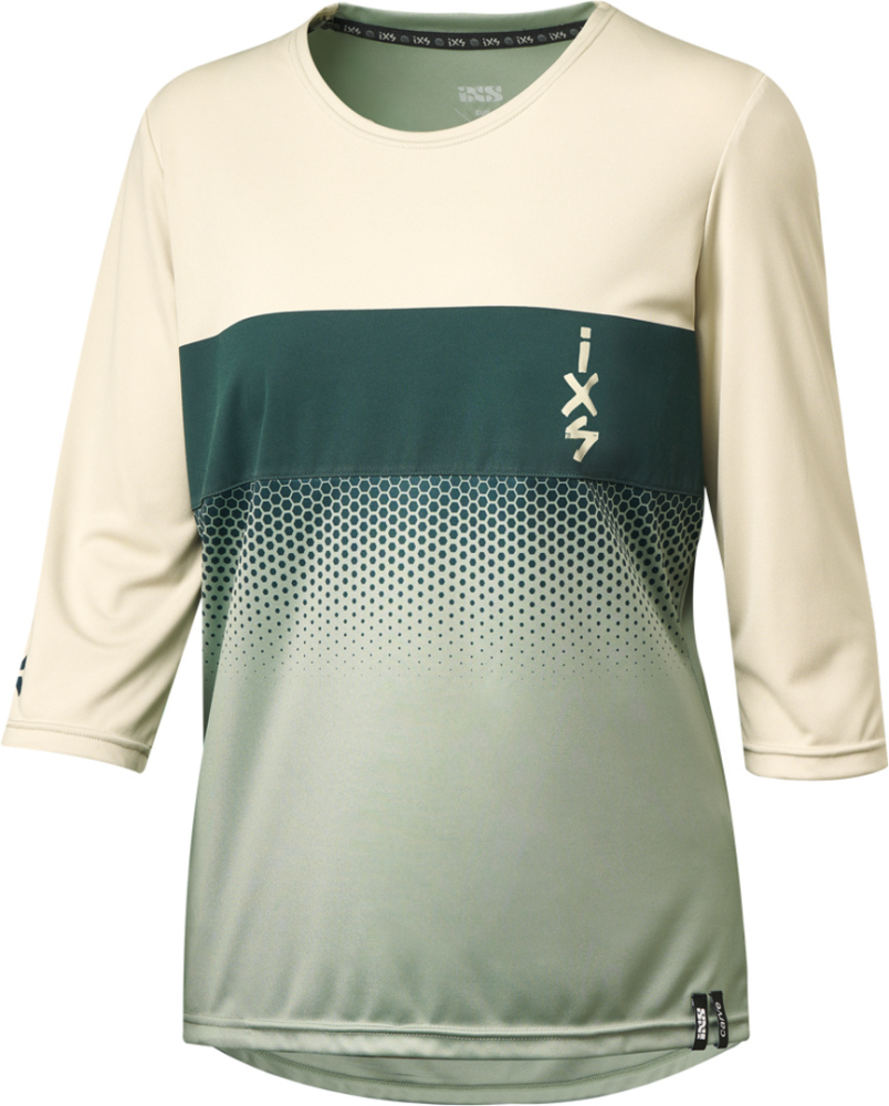 IXS Damen Carve 1.0 3/4 Jersey sand-sage 40