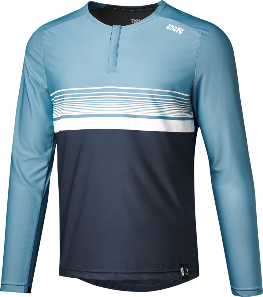 IXS Flow Lite 1.0 Henley ocean-marine XL