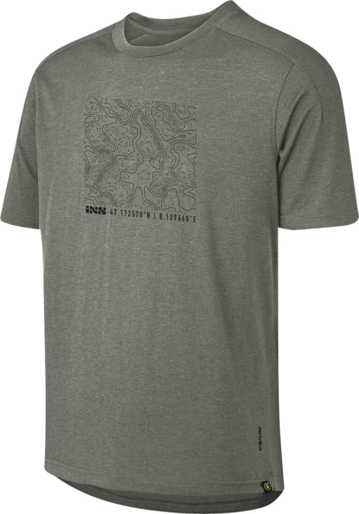IXS FlowTech Kids Tee (contour) graphite KS