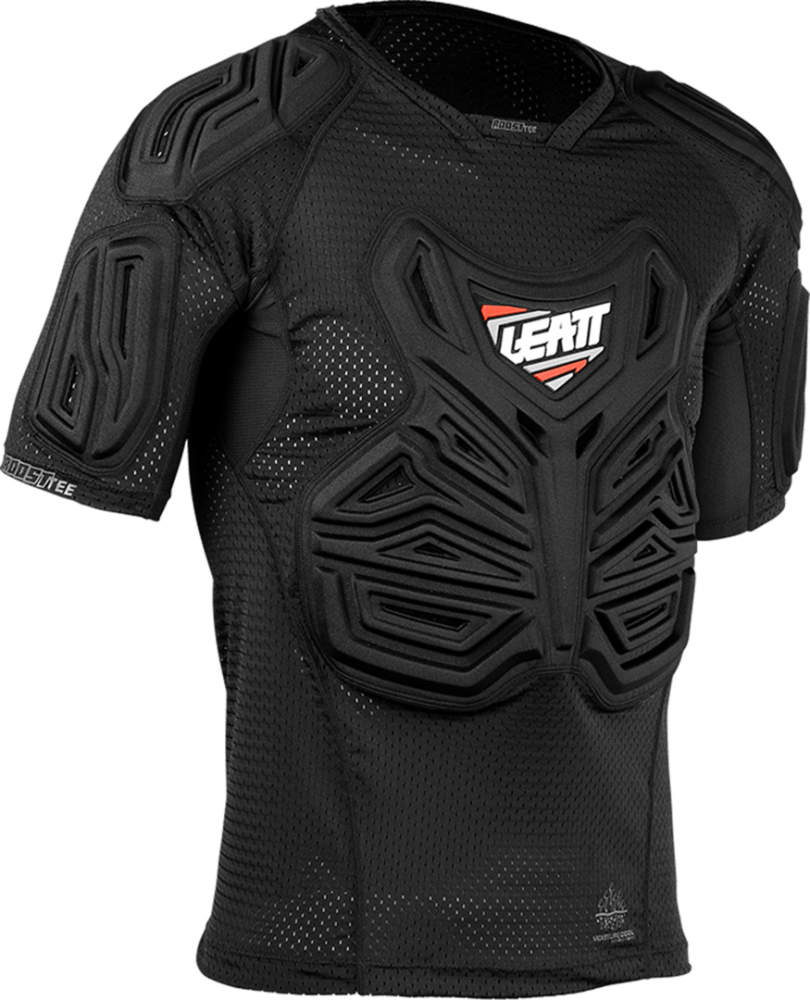 Leatt schwarzes Roost-T-Shirt, XXL