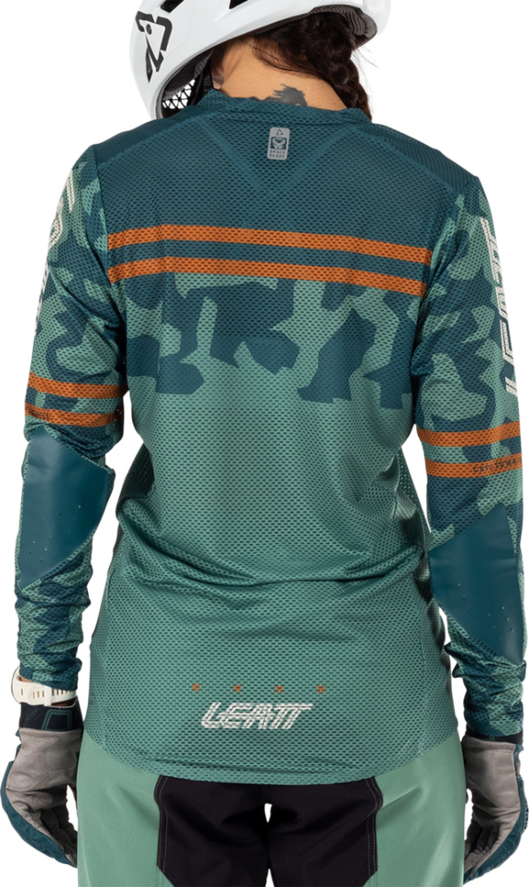 Leatt MTB Gravity 4.0 Jersey Women lagoon L