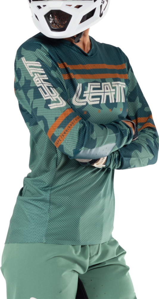 Leatt MTB Gravity 4.0 Jersey Women lagoon L