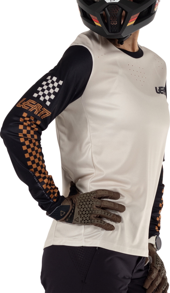 Leatt MTB Enduro 4.0 Jersey Women cream XL