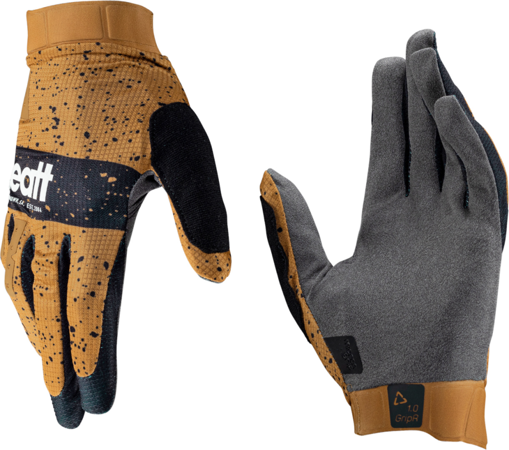 Leatt MTB Glove 1.0 GripR rust S