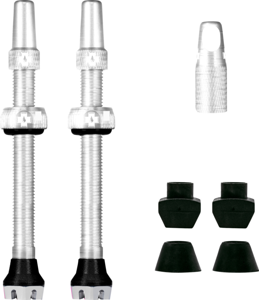 Muc-Off V2 Tubeless Valve Kit 60mm/silver