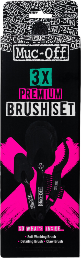 Muc-Off 3 x Brush Set
