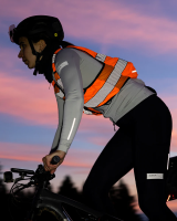 Albion Cycling Visibility Cargo Vest (Hi-Vis Orange/Reflective)